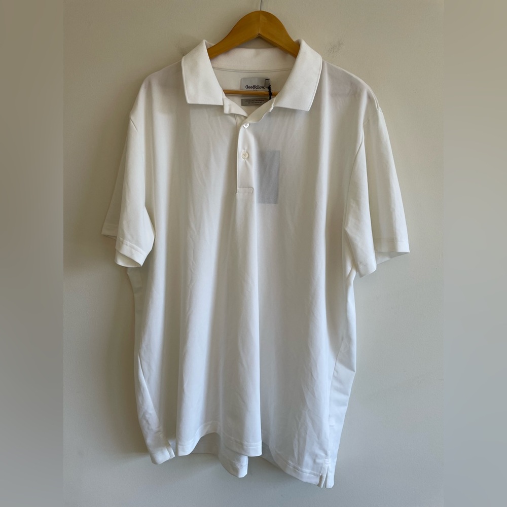 Goodfellow & Co White Polo Size XXL NWT